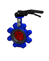 Затвор поворотный дисковый VPI4649-02SI с резьбовыми проушинами, диск из нержавеющей стали Затвор поворотный дисковый VPI4649-02SI с резьбовыми проушинами, диск из нержавеющей стали