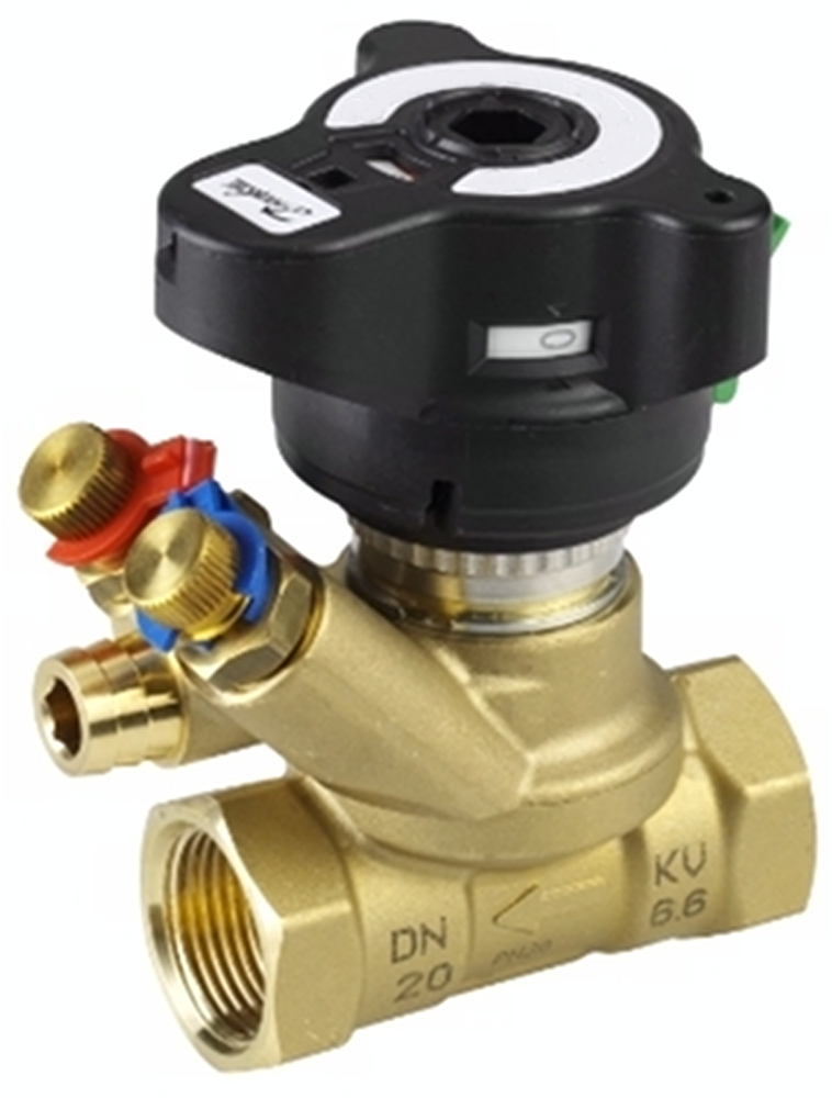 Клапан ручной балансировочный MVT с измерительными ниппелями Клапан ручной балансировочный MVT с измерительными ниппелями