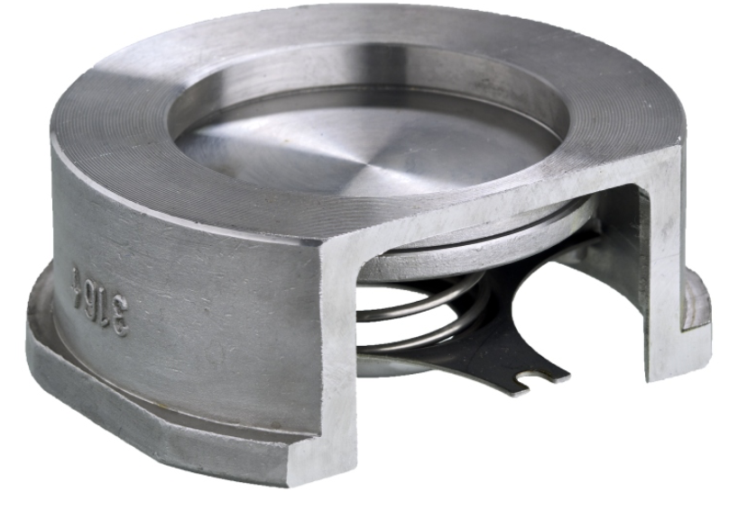 Клапан обратный пружинный 275I нержавеющая сталь межфланцевый Клапан обратный пружинный 275I нержавеющая сталь межфланцевый