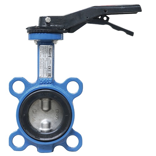 Затвор поворотный дисковый VPI4448 диск ковкий чугун, манжета- нитрил Затвор поворотный дисковый VPI4448 диск ковкий чугун, манжета- нитрил