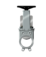 Задвижка шиберная ножевая VG6400-001 со штурвалом невыдвижным штоком нерж.ст. Задвижка шиберная ножевая VG6400-001 со штурвалом невыдвижным штоком нерж.ст.