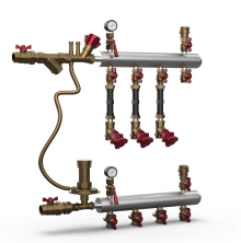 Узел этажный распределительный для системы отопления серия FHU Узел этажный распределительный для системы отопления серия FHU