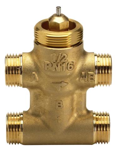 Клапан регулирующий четырехходовой VZL 4 резьбовой, регулируемая среда - вода или 50% гликоль Клапан регулирующий четырехходовой VZL 4 резьбовой, регулируемая среда - вода или 50% гликоль